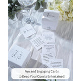 2 Boxes Wedding Games, Party Ice Breaker Games, Reception, Wedding Table Decor, Wedding Favours