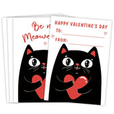 Set Of 30 Valentine'S Card, Cat Themed Valentine For Friends, Gift For Colleagues Boss Employees, Greeting Cards For Work Friends, Assorted Coworker Notecards, Valentine Cards With Printed Message, 3