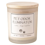 Pet Odor Eliminator Scented Candle - Deodorizing Candle For Pets, Pet Odor Freshener Candle, Dog Smell Eliminator For Home, Natural Soy Wax & Natural Essential Oils