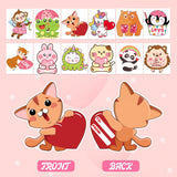 48 Pack Valentines Day Cards For Kids School Large Cartoon Cards With Tattoo Stickers And Envelopes For Boys Girls Classroom Exchange Gifts Activities