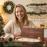 Pure Vanilla Bowl Candle - Wooden Dough Bowl Candle With Three Wooden Wicks - 620G (1.36 Lbs) - Relaxing Cozy Vanilla Scent