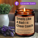 Candle, Cool Cheer Coach Gifts For Women, Funny Appreciation Cheerleading Gifts For Cheerleader Coaches, Senior School Cheer Team Essentials, Competition/End Of Season Cheerleading Stuff
