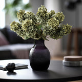 Green Hydrangea Artificial Flowers,Fake Fall Flowers Silk Hydrangea With Stems,Fall Faux Diy Floral For Table Vase,Hydrangeas Bouquet Indoor And Outdoor Decoration 24"? Green? 8Pcs No Vase