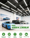 4 Pack 4FT LED Shop Lights 20W 2300LM 6500K Linkable Integrated Garage Ceiling Cabinet Lights