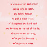 Hallmark Valentine's Day Card for Wife (Happiness and Hard Work)