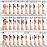 Baby Shower Games – Find The Baby Dad Scratch Off Celebrity Cards, Gender Reveal Party Games Supplies – 36 Cards(Ba01-Bair)