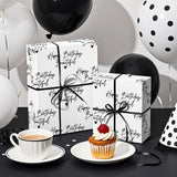 Birthday Wrapping Paper For Women - Mini Roll - 17 Inch X 16.5 Feet - Happy Birthday Beautiful Wrapping Paper For Special Friend, Girlfriend, Wife