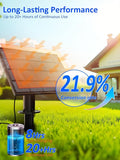 4 Pack Vintage Solar Pathway Lights Warm White Seeded Glass Waterproof Garden Lights