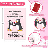 Romantic Valentine'S Day Cards Valentine'S Day Greeting Cards With Envelope Valentines Card For Wife Husband You Are My Penguin Anniversary Card For Woman Man Valentine'S Gifts