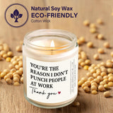 Gifts For Coworker, Work Bestie, Boss Lady Gifts For Women, Funny Birthday Retirement Farewell Appreciation Presnets For Coworker, Boss, Employee - Handmade Lavender Scented Candle 7Oz