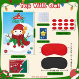 Christmas Games, Pin The Nose On The Snowman Christmas Party Games For Families Activities, Christmas Stickers For Kids Adults Christmas Party Decorations Gifts Supplies