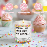 Scented Candle - 21St Birthday Gifts For Women, Female - Happy 21 Year Old Birthday Gifts For Her, Him - Cool 21St Bday Candle For Girls, Boys - Funny Turning 21 Ideas For Friend, Daughter, Teen