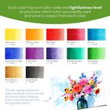 Watercolor Paint Set 12 Pans For Floral & Botanical Painting By Nevskaya Palitra