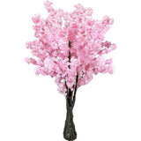 Pink Artificial Cherry Blossom Trees Faux Cherry Blossom Tree Pink Tree For Office Wedding Home Office Living Room House Indoor Outdoor Decor?6.5Ft/2M, Pink?