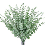 36Pcs Eucalyptus Stems Decor 14.1 Inch Artificial Eucalyptus Leaves Fake Greenery Branches For Wedding Centerpiece Flower Floral Arrangement Farmhouse Spring Home Decoration