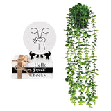 Bathroom Shelf Decor Funny Bathroom Decor Signs,Round Humorous Sign And Book Stack With Fake Plant,Farmhouse Restroom Accessories Decor
