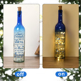 Christmas Gifts For Friends Light Up Lamp Decor For Home Decorations Wine Bottle Lights With Cork Message In A Bottle Ki