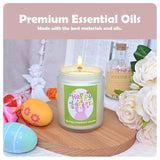 Easter Scented Candle, Spring Floral Collection Soy Aromatherapy Candles, Long Lasting Fresh Scent For Home Decor And Holiday Gifts (7Oz, Jasmine)