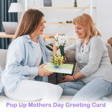 Birthday Cards For Women - 3D Pop Up Flowers Mother'S Day Card With Envelope And Blank Note For Best Mom Women Wife Grandma Aunt Daughter Sisters Friends