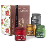 Christmas Candle Set, 4 Pack Holiday Candle Gifts, Natural Candles Non Toxic With Holiday Scents, Xmas Gift For Women, Scents Of Christmas Mistletoe Wine,Winter Solstice,Evergreen Birch,Orange Nutmeg
