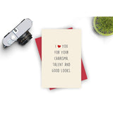 Valentines Day Card For Husband Bf, Boyfriend Birthday Card, Rude Anniversary Card For Him, Funny Message Inside