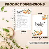 Hilarious Baby Shower Games, Baby Trivia Game, Little Cutie Party Decorations Favors, Ice Breaker Activities For Parents-To-Be-30 Pcs, 5X7 In - D02