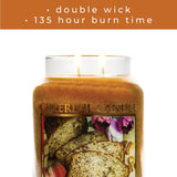 A Cheerful Giver — Banana Nut Bread - 24oz Large Scented Candle Jar with Lid - Cheerful Candle - 135 Hours of Burn Time, Christmas Gift for Women, Brown