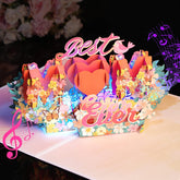 Lights & Music Mothers Day Pop Up Card, Happy Mother’S 3D Card From Daughter, Son, Husband, Gifts Cards For Mom Wife Grandma(Battery Include)