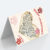 Cute Valentines Day Card Gifts For Dog Dad, Mens Valentines Day Gifts For Him From Dogs