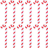 12 Pieces 35 Inch Inflatable Christmas Candy Canes Inflatable Candy Sticks For Christmas Indoor Outdoor Decorations Party Favors (Color Set 1)