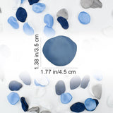 200Pcs Silk Rose Petals For Weddings Flower Petals For Weddings Decorations Flower Girl Artificial Petals For Proposal Romantic Decorations Special Night (Navy Blue)