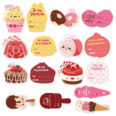 32 Pcs Valentine Cards Cute Scented Valentine Cards For School 8 Patterns Sweet Cupcake Valentines Day Card For School Classroom Exchange Gifts