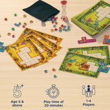 Thames & Kosmos | Ubongo Junior - Sprint to Solve The Puzzle | Family Friendly Board Game, Great for Kids | Highly Re-Playable | Quality Components