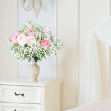 Babys Breath Artificial Flowers,12 Pcs Gypsophila Real Touch Flowers For Wedding Party Home Garden Decoration