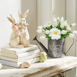 White Tulips Artificial Flowers 15 Pcs Fake Faux Tulips Real Touch Tulip Flowers With Stems Easter Spring Flowers For Arrangements Bouquet Wedding Mother'S Day Home Centerpieces Table Decor