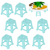 8 Pcs Canvas Stands Paint Stands For Painting Paint Pouring Supplies Canvas Feet Risers, Mini Non-Skip Canvas Support Stands, Plastic Paint Pouring Tools For Painting Supplies
