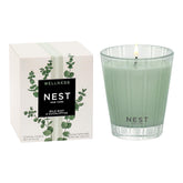 Scented Classic Candle, Wild Mint & Eucalyptus - 8.1 Oz - Up To 60-Hour Burn Time - Reusable Glass Vessel