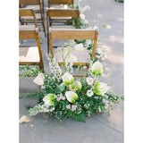 8Pcs Artificial Anthurium Flowers 24.8’’ Pu Real Touch Tropical Flowers Faux Anthurium Flowers With Long Stems For Wedding Bouquet Home Party Outdoor Decor(White&Green)