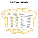 Baby Shower Game Cards, Shaped Card What'S In Your Purse Game Card For Baby Shower Party?Funny Icebreak Baby Shower Party Games Ideas Activity For Parent-To-Be, Fun And Easy, 30 Cards