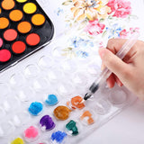 48-Color Watercolor Paint Set With Brush, Refillable Water Brush Pen, Palette, And Water-Washable Paints For Kids, Adults And Artists