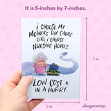 Funny Mother'S Day Card - Hilarious Birthday Card For Mom - Happy Mothers Day Cards From Daughter Son - Low Cost And In A Hurry