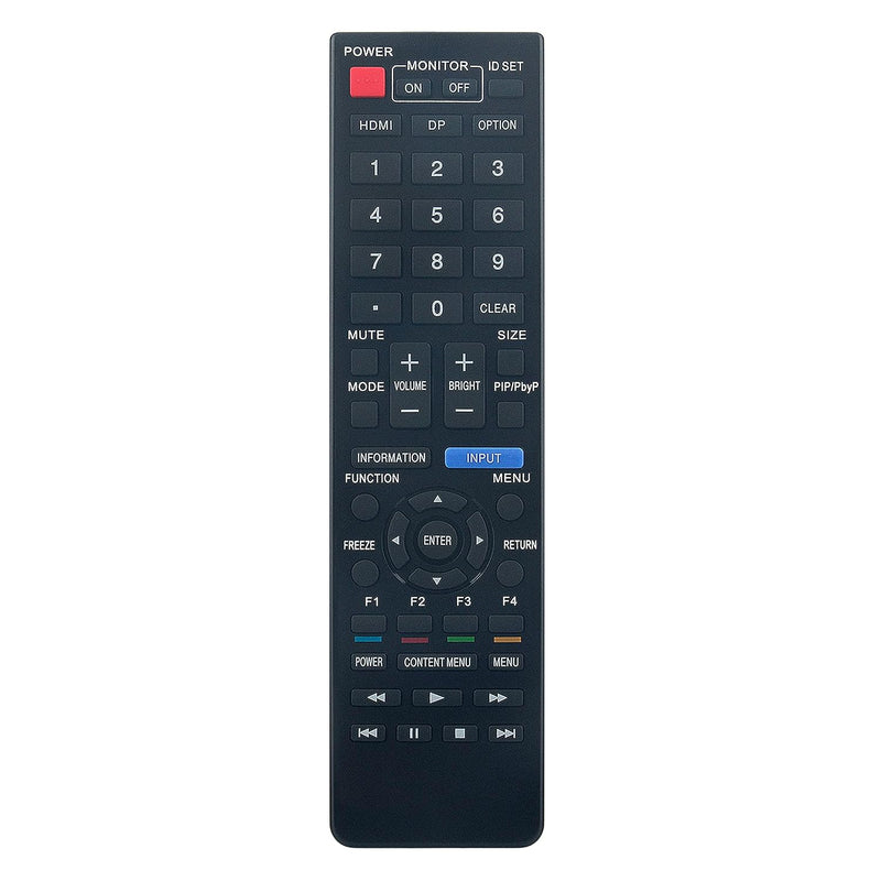 Rrmcg1019Mppz Replace Remote Control Fit For Sharp Monitor 4K Ultra Hd Display
