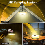 32.8FT Rechargeable Camping String Lights 4 in 1 Portable LED Tent Lights with 8 Lighting Modes Waterproof Hanging Lights for Patio Awning Garden Outdoor Camping
