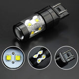 50W 7440 7441 LED Reverse Light Bulbs Xenon White High Power Backup Light Replacement