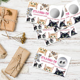 50 Pcs It'S A Pa Theme Scratch Off Game Cards, Cat Themed Party Game Scratch Cards, Pet Birthday Party Raffle Tickets For Cat Lovers, Lottery Group Reveal Games Activity Supplies