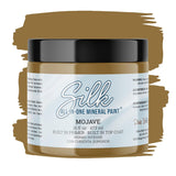 Dixie Belle Silk All-In-One Mineral Paint - Mojave (16Oz) - Golden Brown Water Based Built-In Primer + Topcoat For Wood + Metal - Durable Furniture Paint - Low Reflective Finish - Made In The Usa