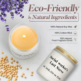 Social Worker Gifts For Women Men, Funny Social Work Month 2025 Gift, Appreciation Gift For Social Worker Birthday Retirement Graduation, Social Worker’S Last Nerve Candle For Lcsw Msw Acws