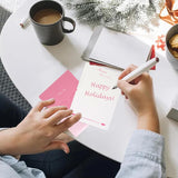50Pcs Folding Love Greeting Card Diy Birthday Card Teachers Day Easter Card Thanksgiving Card Christmas Card Wedding Card Blank Small Card Event Gift For Valentine'S Day Birthday Card