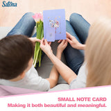 3D Pop-Up Butterfly Greeting Card – Elegant Floral And Butterfly Design With Gold Foil Details, Perfect For Birthdays, Anniversaries, Thank You Notes, All Occasions – Includes Envelope And Message Space (Hydrangea Bloom)
