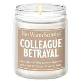 Funny Going Away Gift For Coworker - Funny Farewell Candle - Retirement & New Job Gifts For Women, White Eelephant Gifts - Lavender Scented Candle